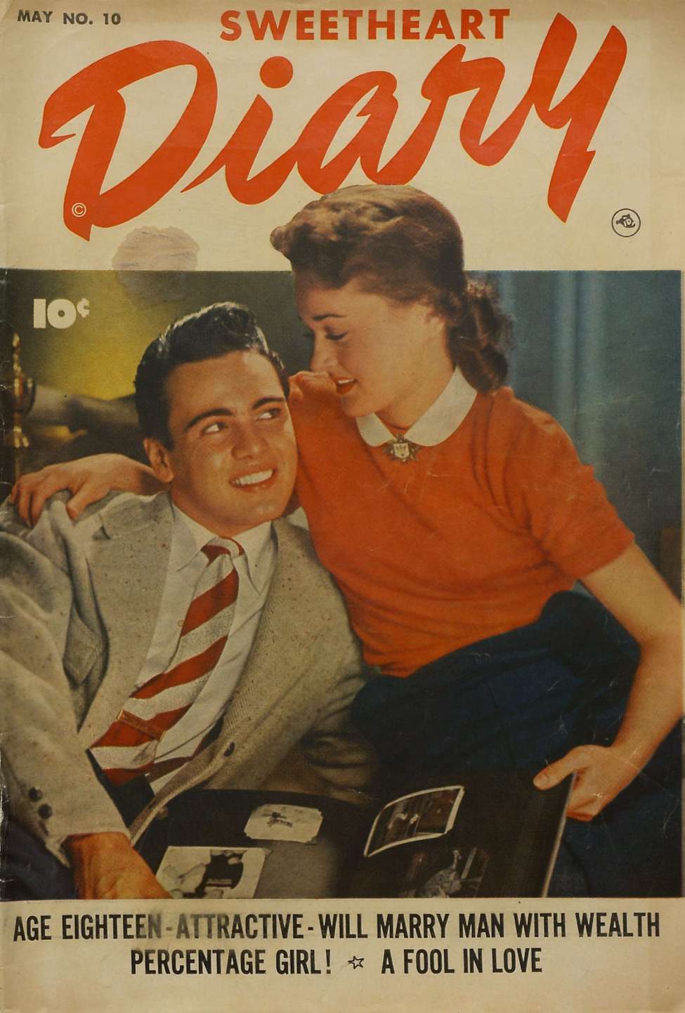 Comic Book Cover For Sweetheart Diary 10