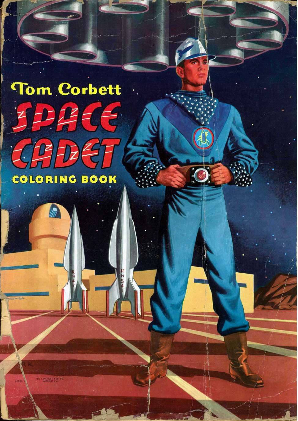 Book Cover For Tom Corbett, Space Cadet Coloring Book