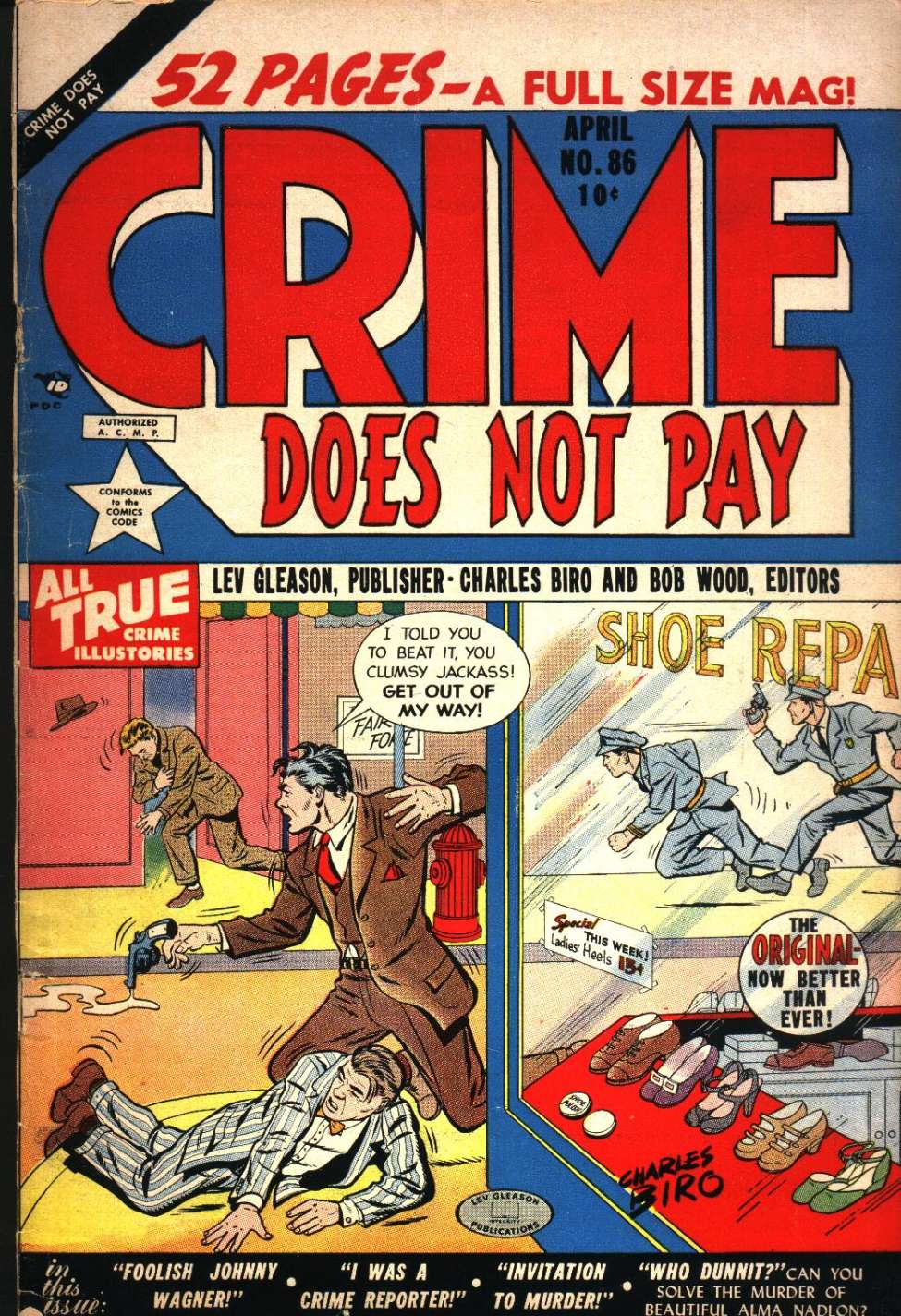 Book Cover For Crime Does Not Pay 86