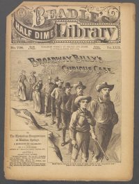 Large Thumbnail For Beadle's Half Dime Library 738 - Broadway Billy's Curious Case