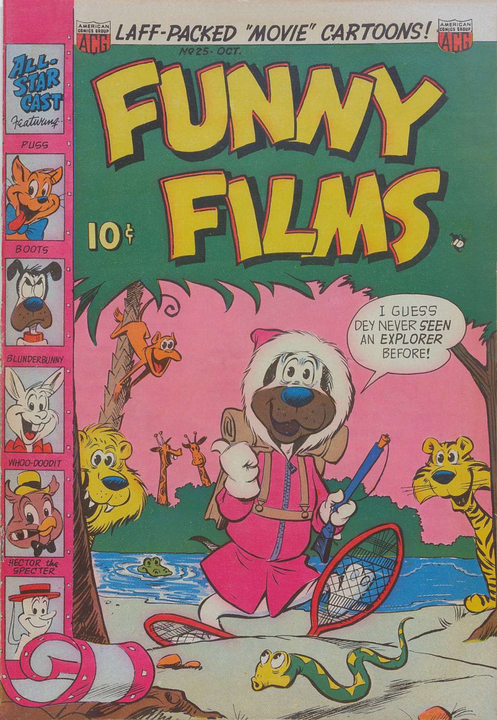 Comic Book Cover For Funny Films 25