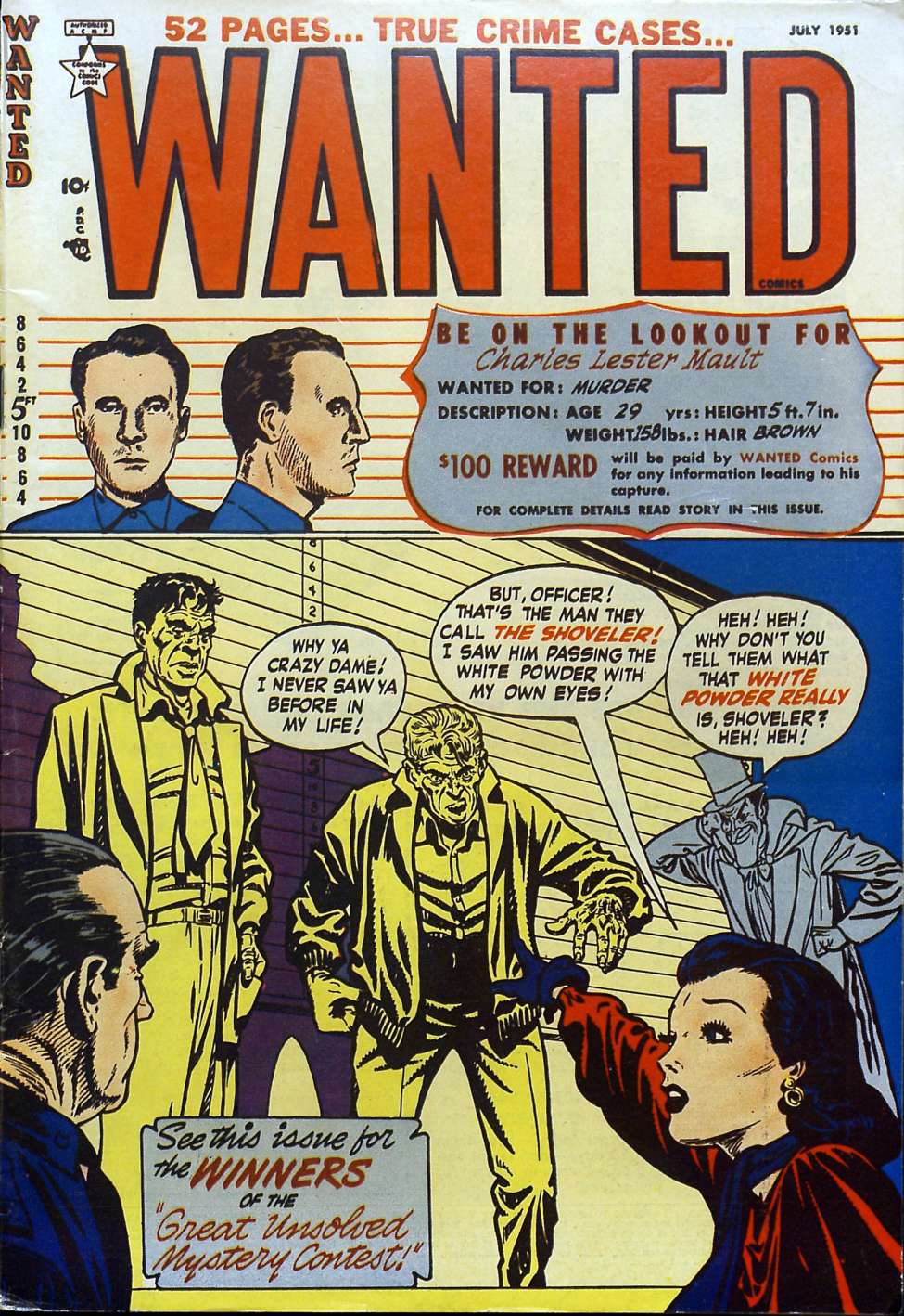 Book Cover For Wanted Comics 39