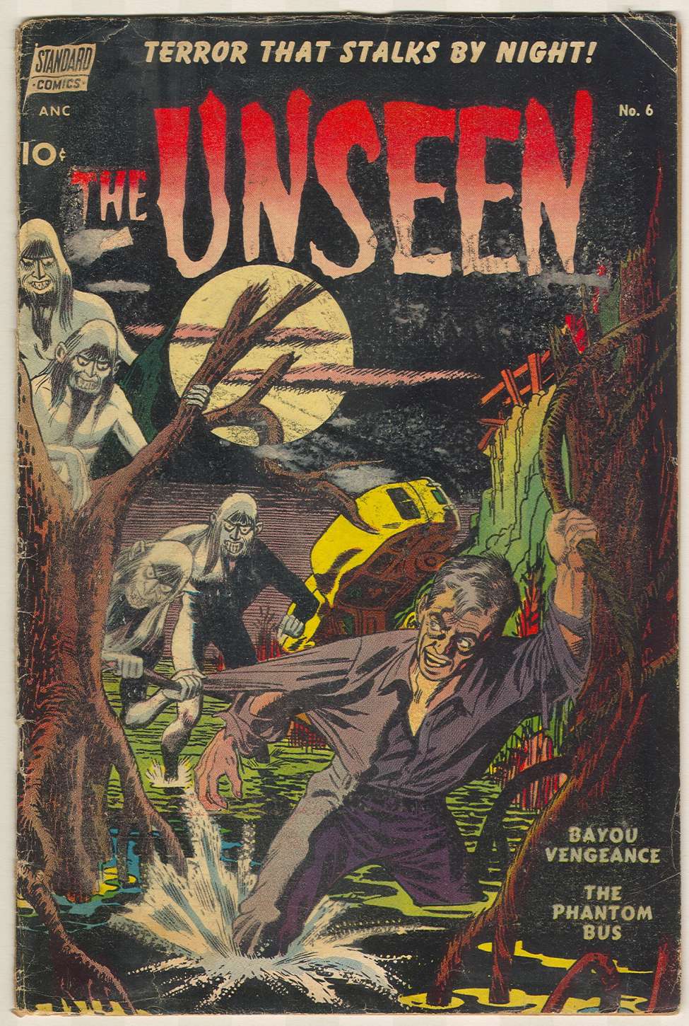 Comic Book Cover For The Unseen 6