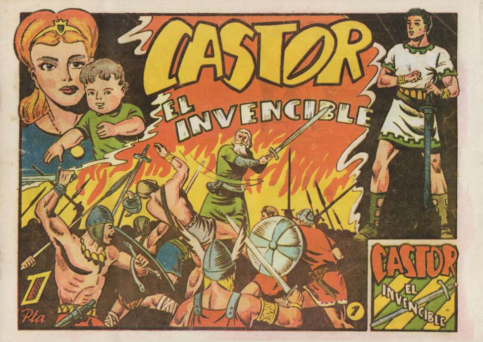 Comic Book Cover For Castor el Invencible 1 - Castor el Invencible