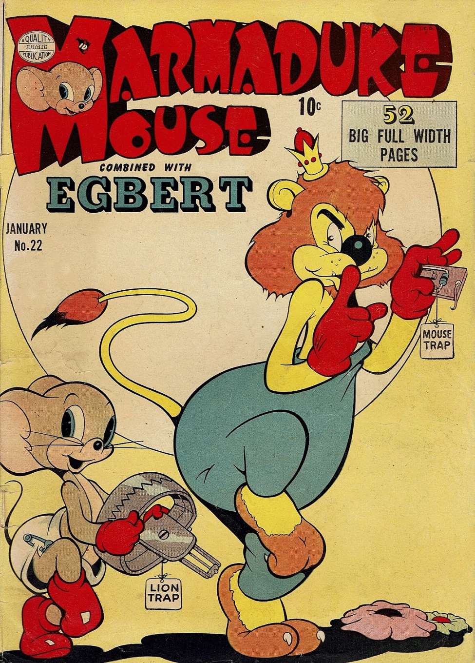 Comic Book Cover For Marmaduke Mouse 22