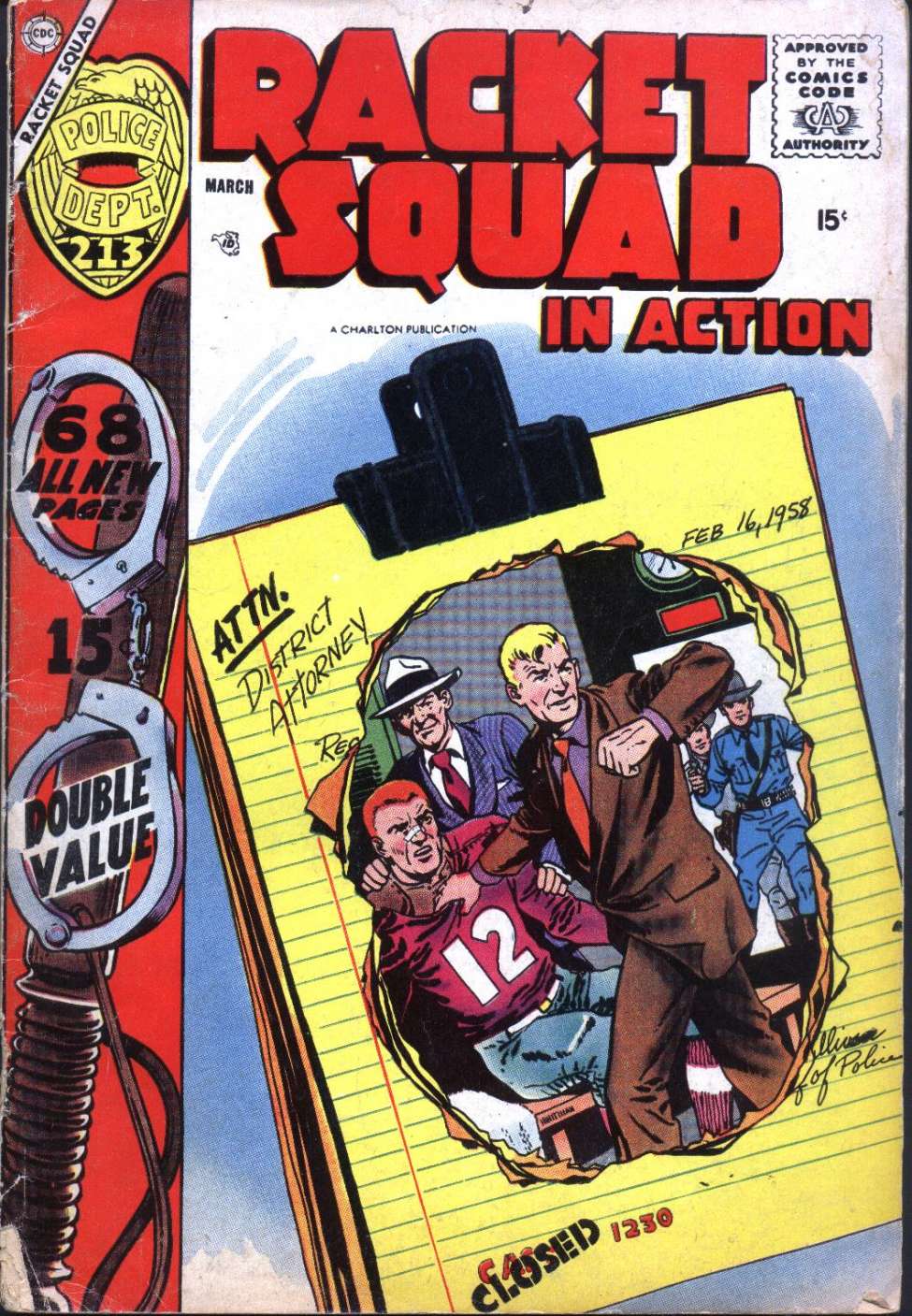 Comic Book Cover For Racket Squad in Action 29