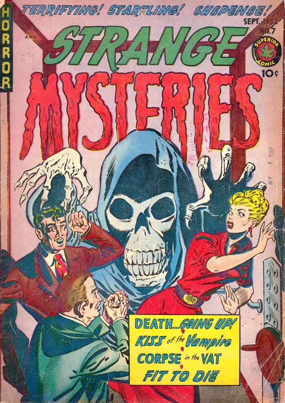 Book Cover For Strange Mysteries 7