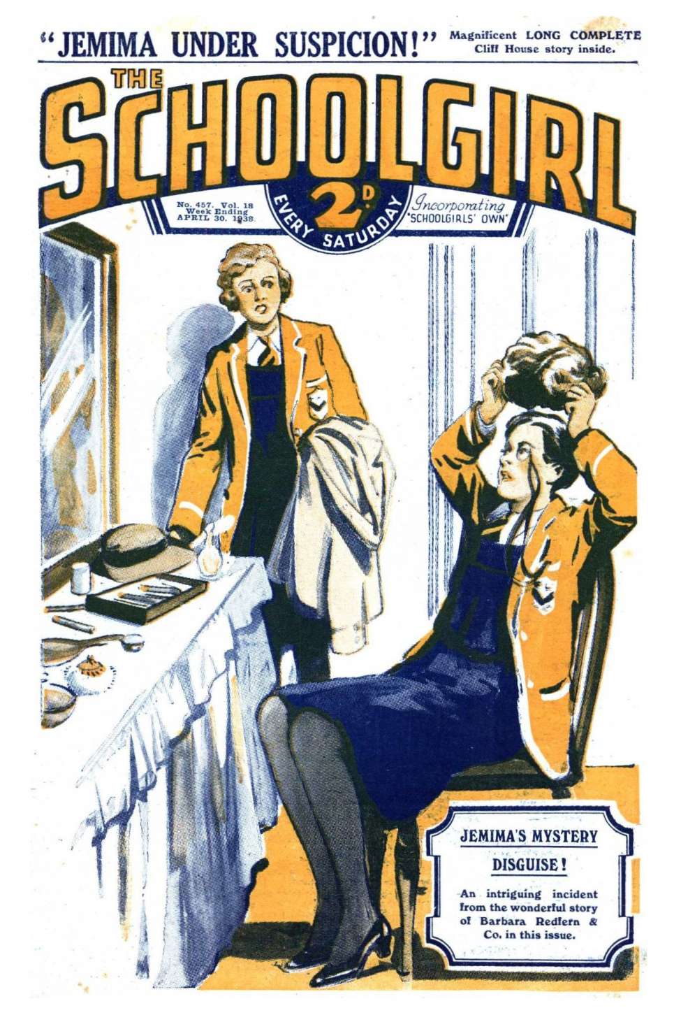 Book Cover For The Schoolgirl 457