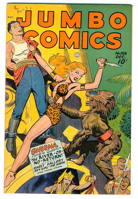 Comic Book Cover For Jumbo Comics 106