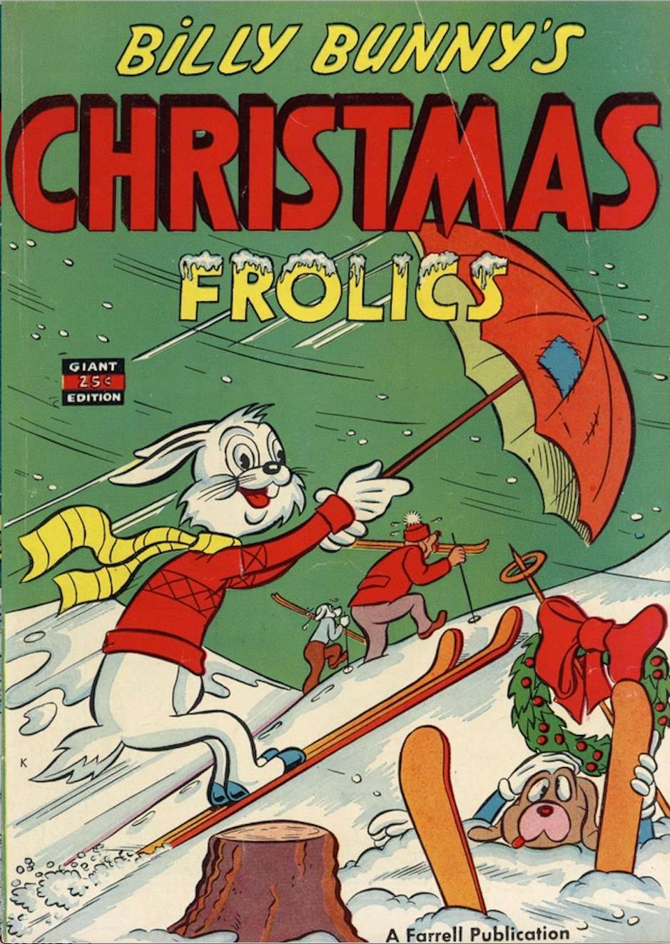 Book Cover For Billy Bunny's Christmas Frolics 1 - Version 1
