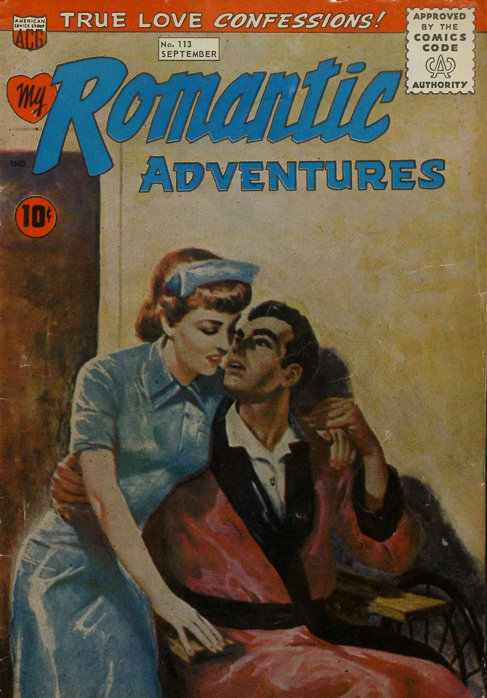 Comic Book Cover For My Romantic Adventures 113
