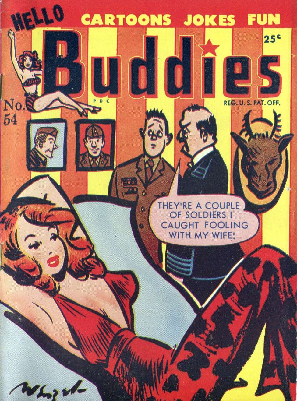 Comic Book Cover For Hello Buddies 54
