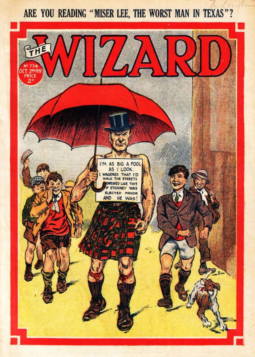 Book Cover For The Wizard 774