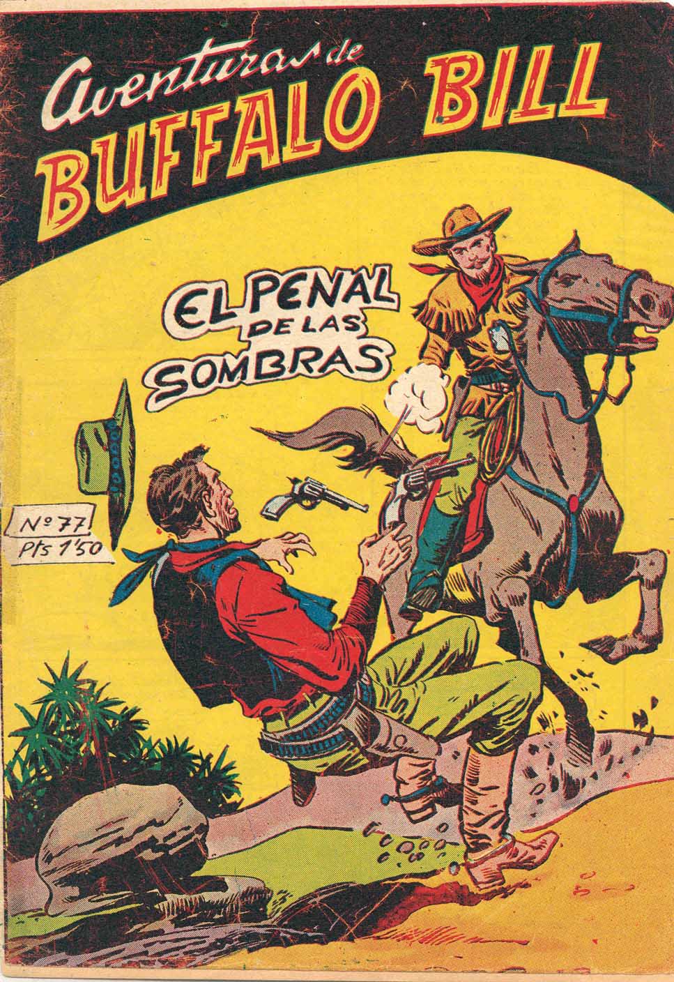 Comic Book Cover For Aventuras de Buffalo Bill 77 El penal de las sombras