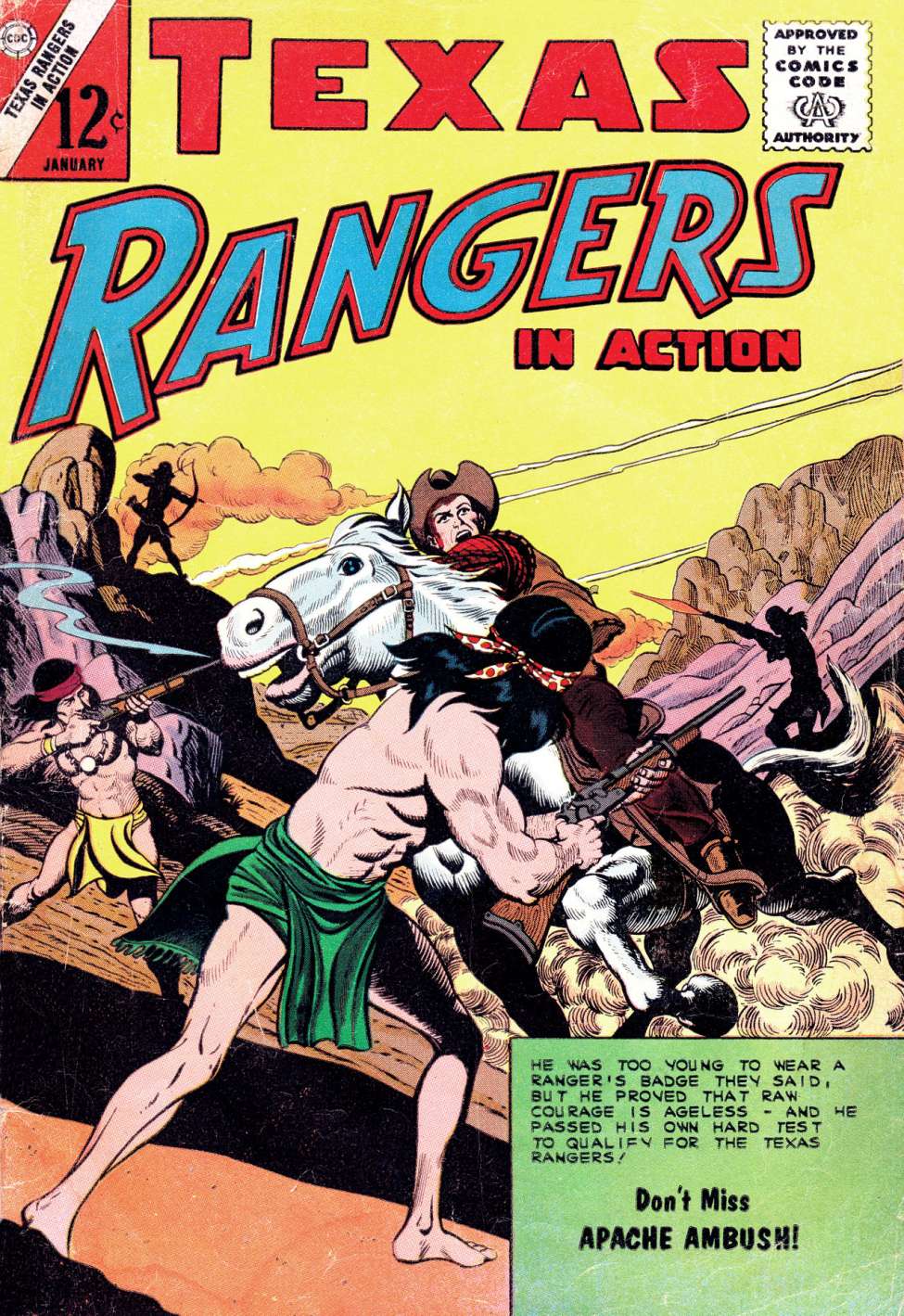 Comic Book Cover For Texas Rangers in Action 37