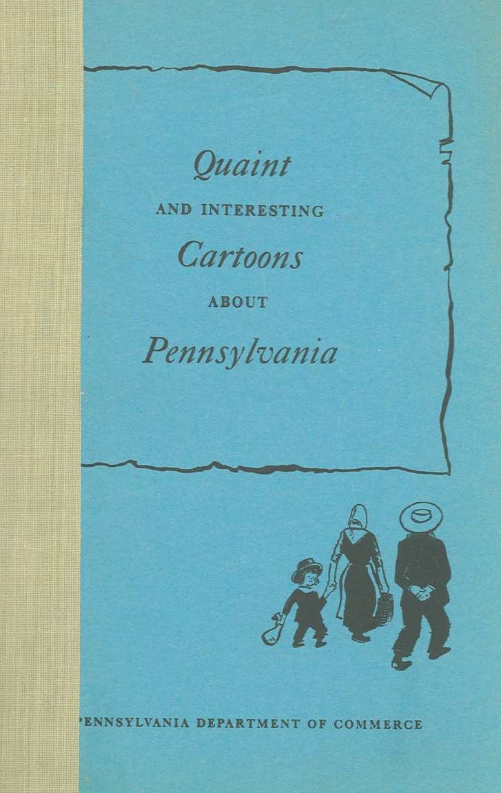 Comic Book Cover For Quaint And Interesting Cartoons About Pennsylvania