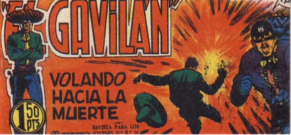 Comic Book Cover For El Gavilan 20 - Volando Hacia la Muerte