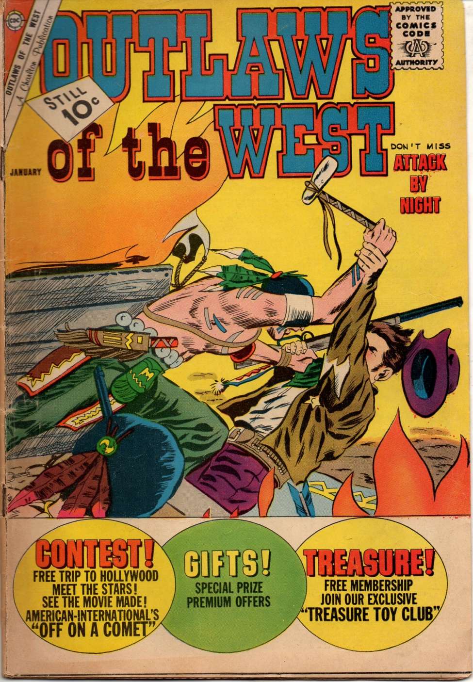 Comic Book Cover For Outlaws of the West 35
