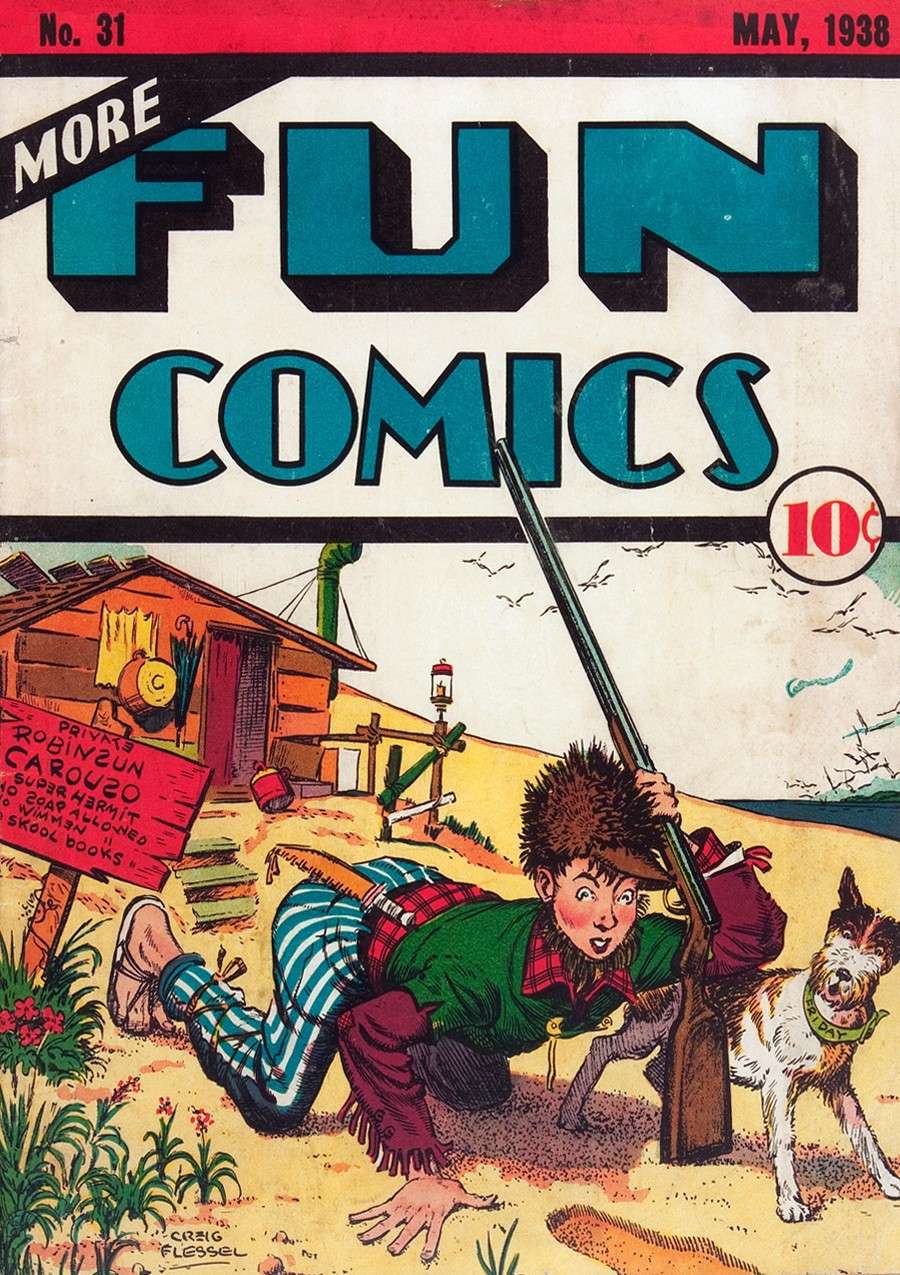 Book Cover For More Fun Comics 31