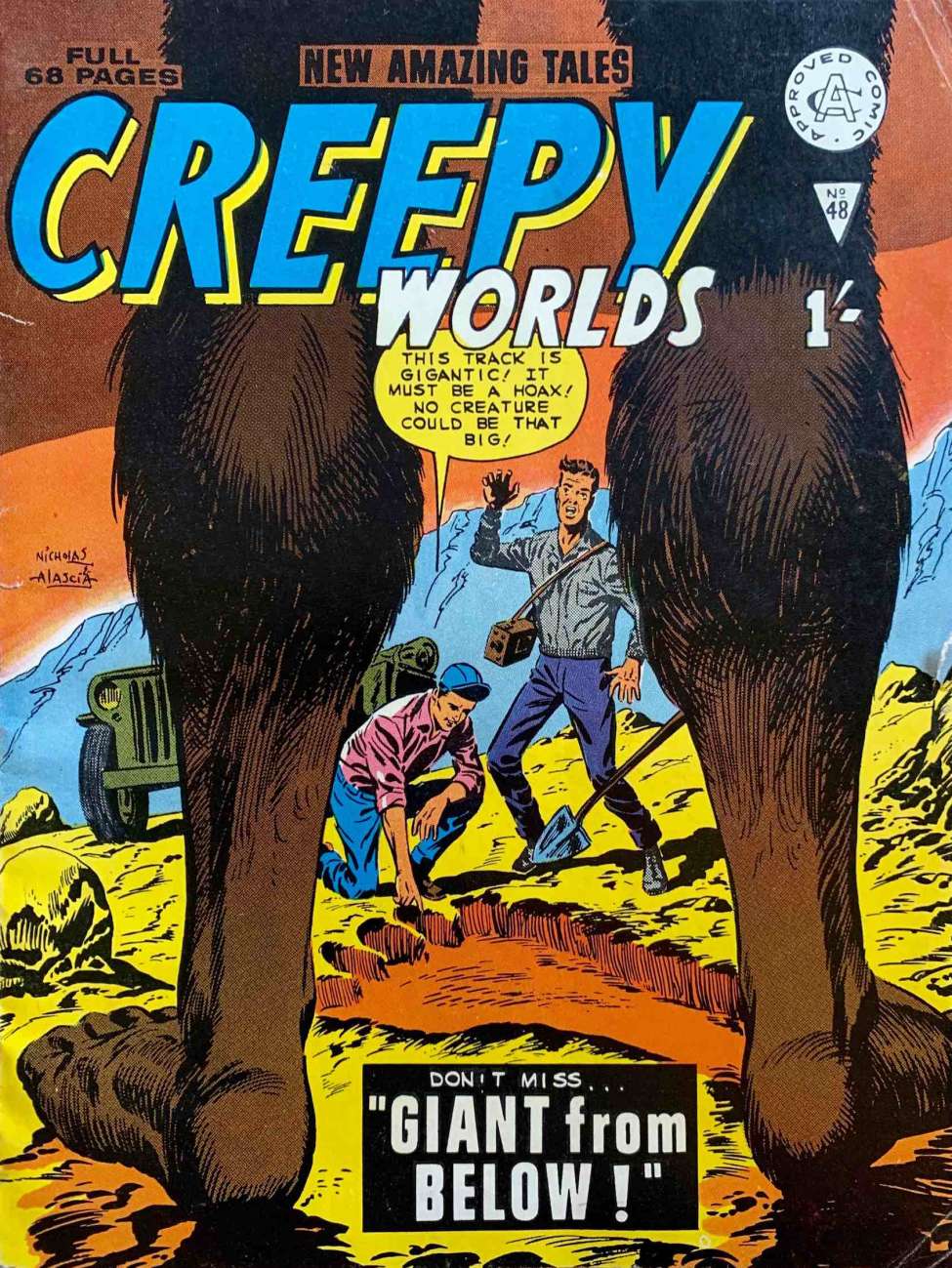 Book Cover For Creepy Worlds 48