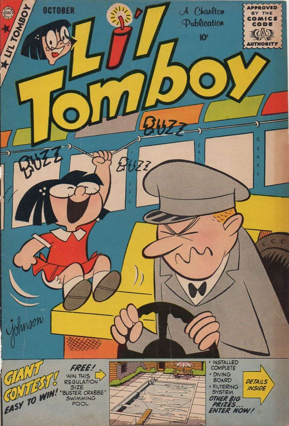 Comic Book Cover For Li'l Tomboy 106 - Version 2