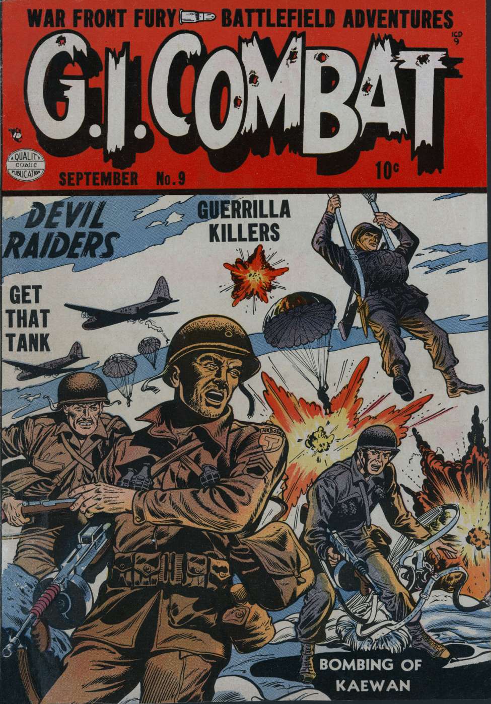 Comic Book Cover For G.I. Combat 9