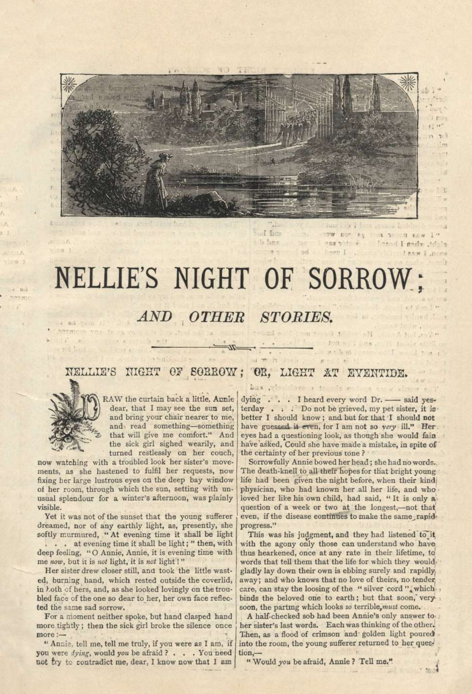 Comic Book Cover For Horner's Penny Stories 2 - Nellie's Night of Sorrow