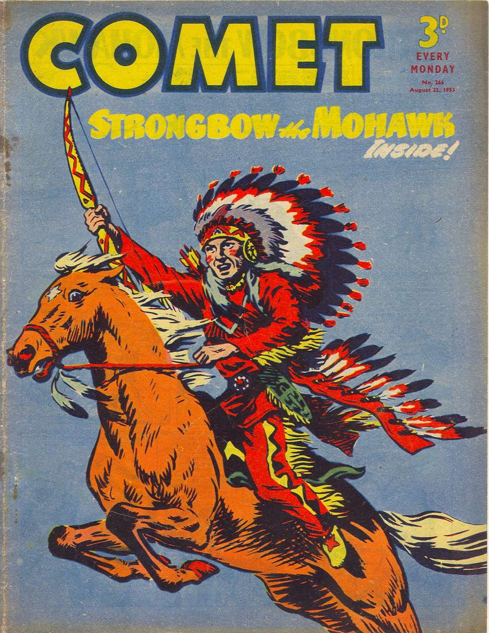 Comic Book Cover For The Comet 266