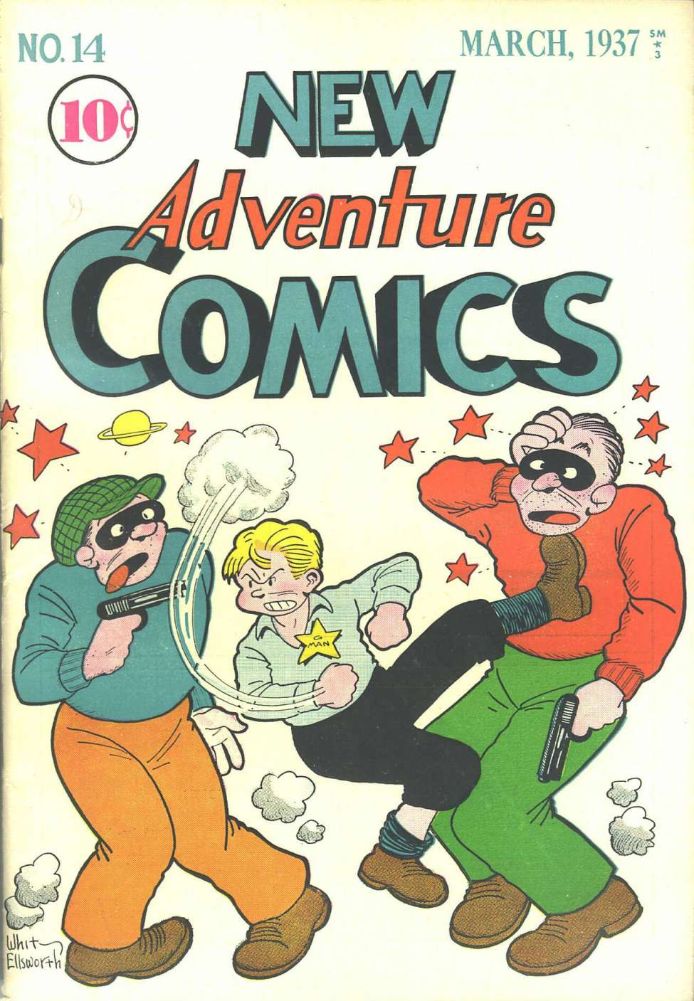 Book Cover For New Adventure Comics 14