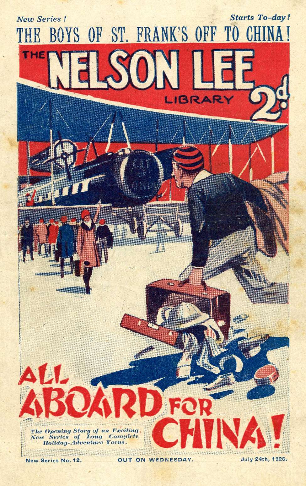 Comic Book Cover For Nelson Lee Library s2 12 - All Aboard for China