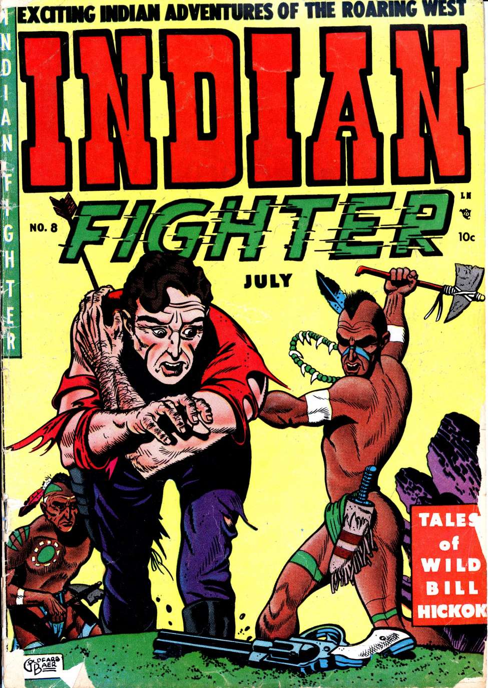 Comic Book Cover For Indian Fighter 8