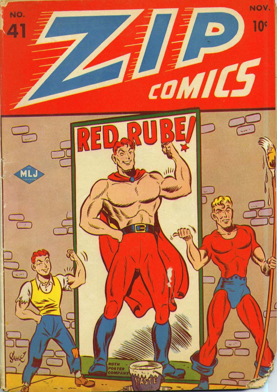 Comic Book Cover For Zip Comics 41
