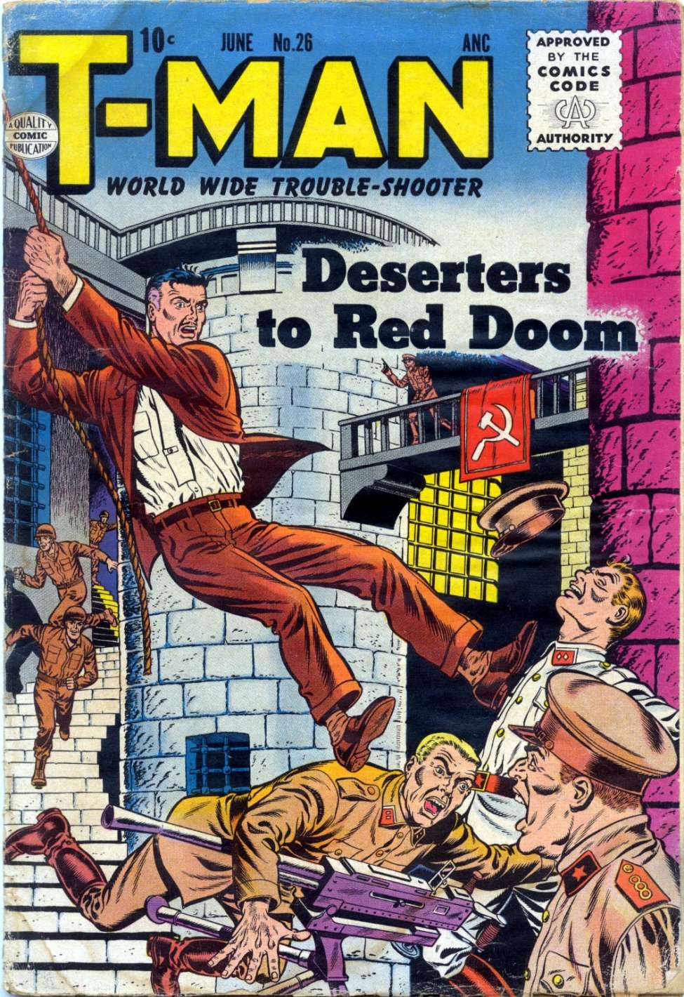 Comic Book Cover For T-Man 26