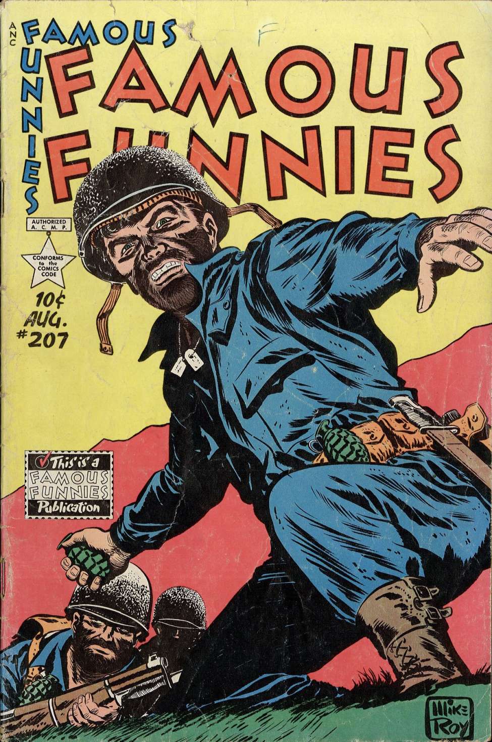 Book Cover For Famous Funnies 207