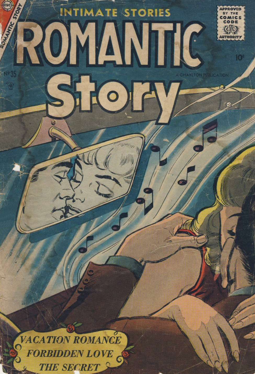 Comic Book Cover For Romantic Story 35 - Version 2