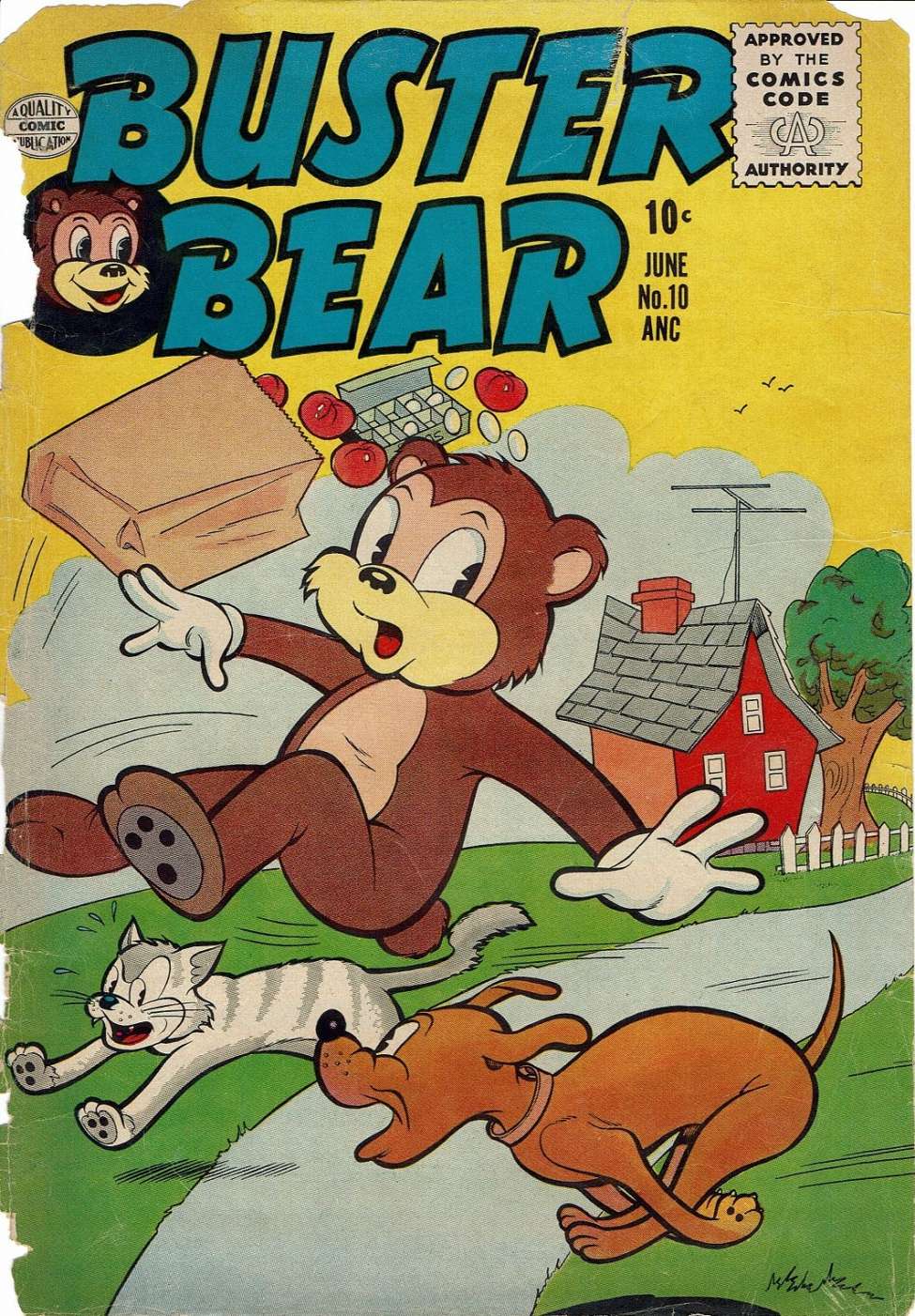 Comic Book Cover For Buster Bear 10