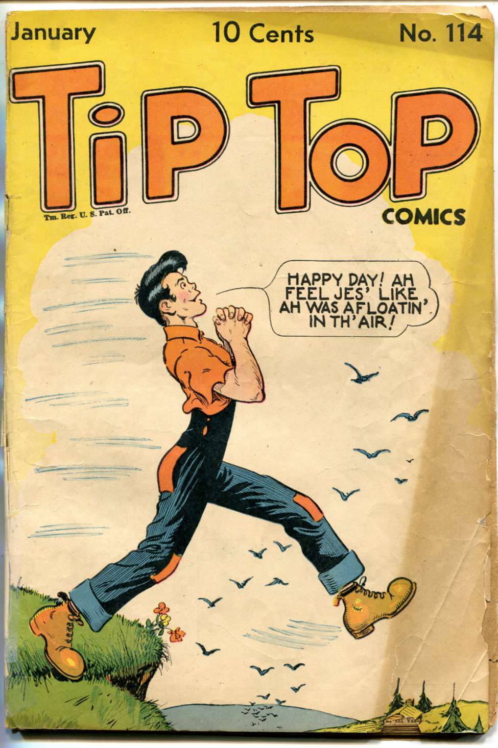 Comic Book Cover For Tip Top Comics 114
