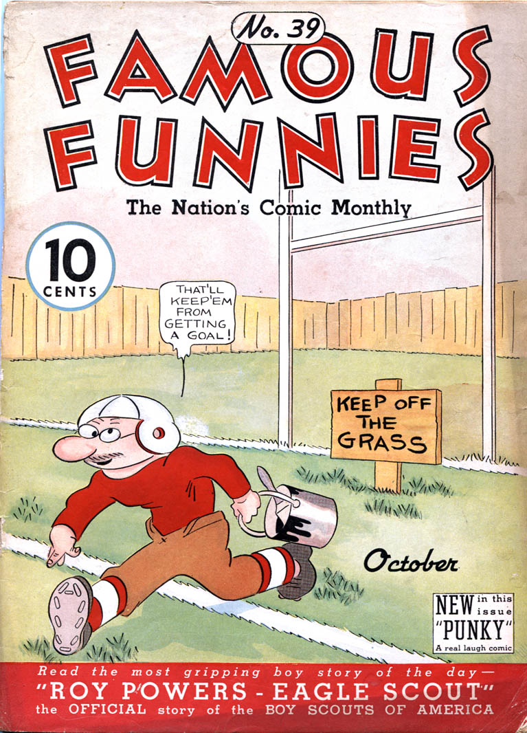 Comic Book Cover For Famous Funnies 39