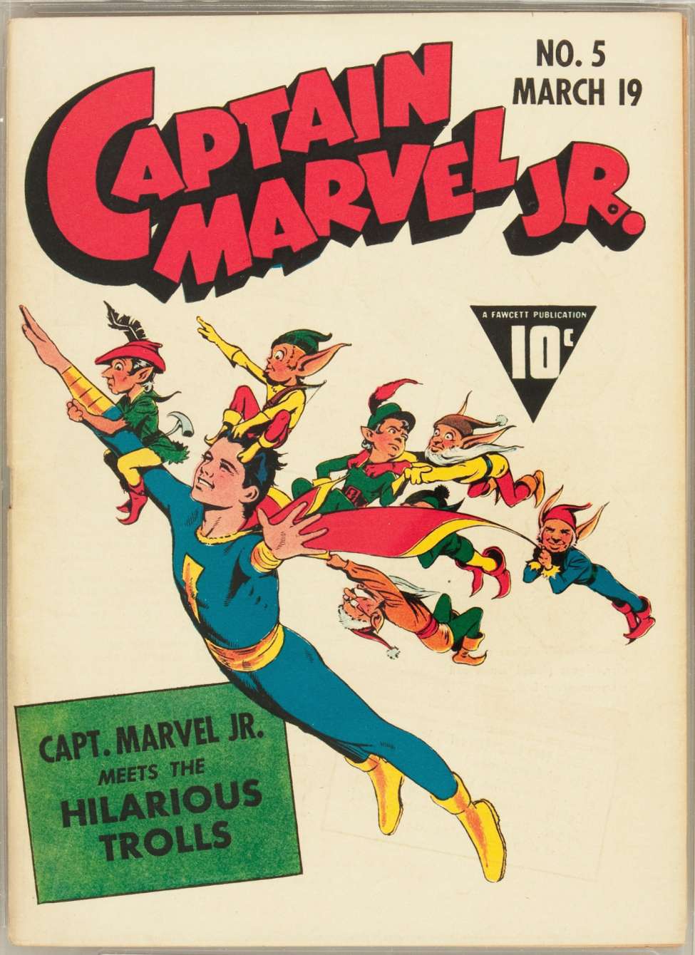 Comic Book Cover For Captain Marvel Jr. 5 (17 fiche)