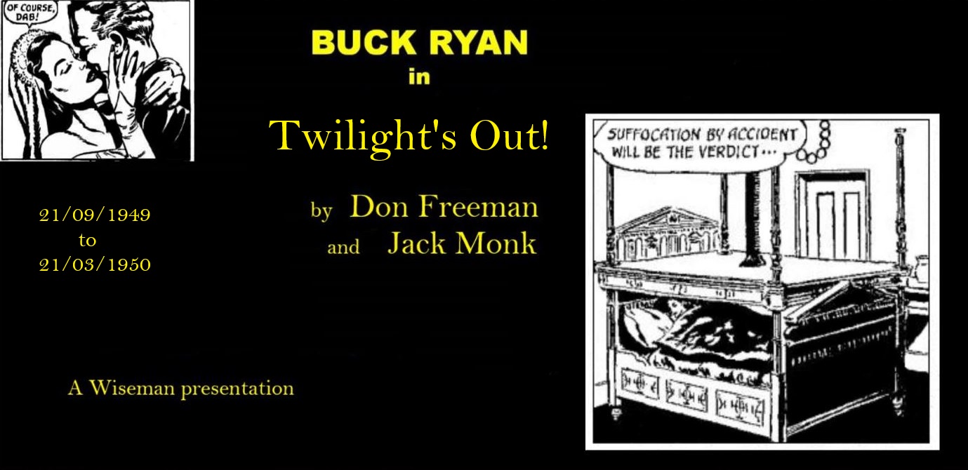 Comic Book Cover For Buck Ryan 39 - Twilights Out