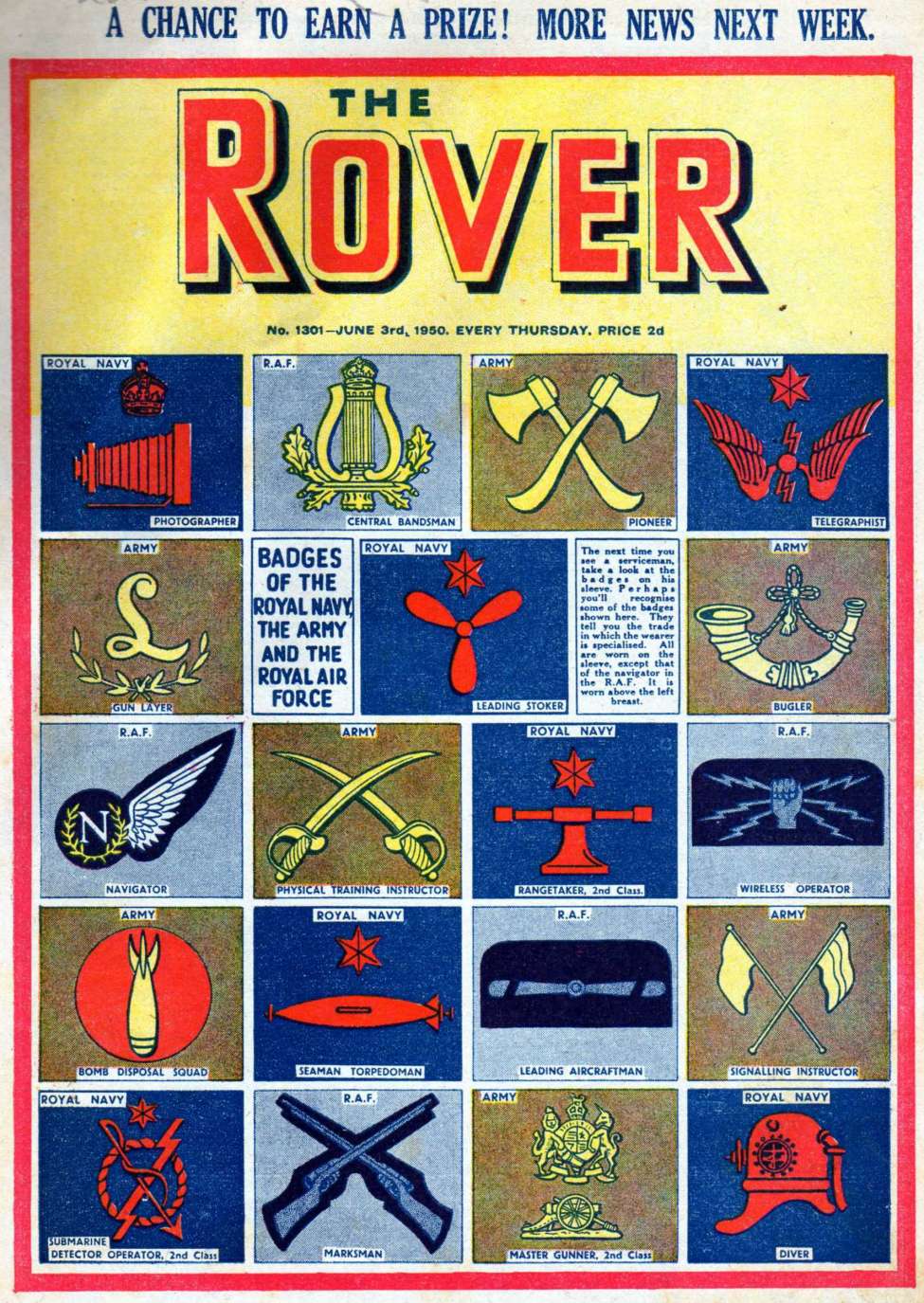 Comic Book Cover For The Rover 1301