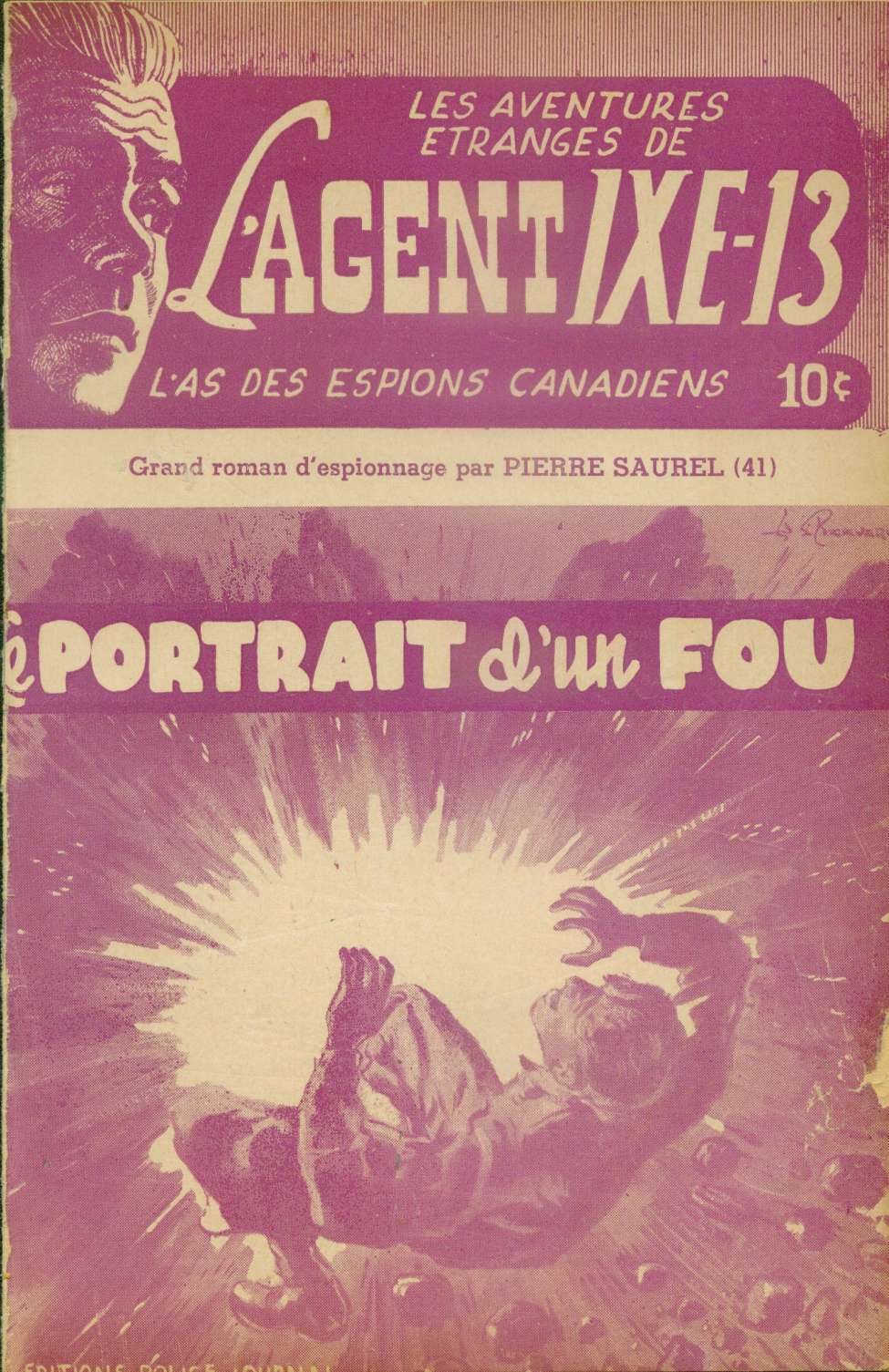 Comic Book Cover For L'Agent IXE-13 v2 41 - Le portrait d'un fou