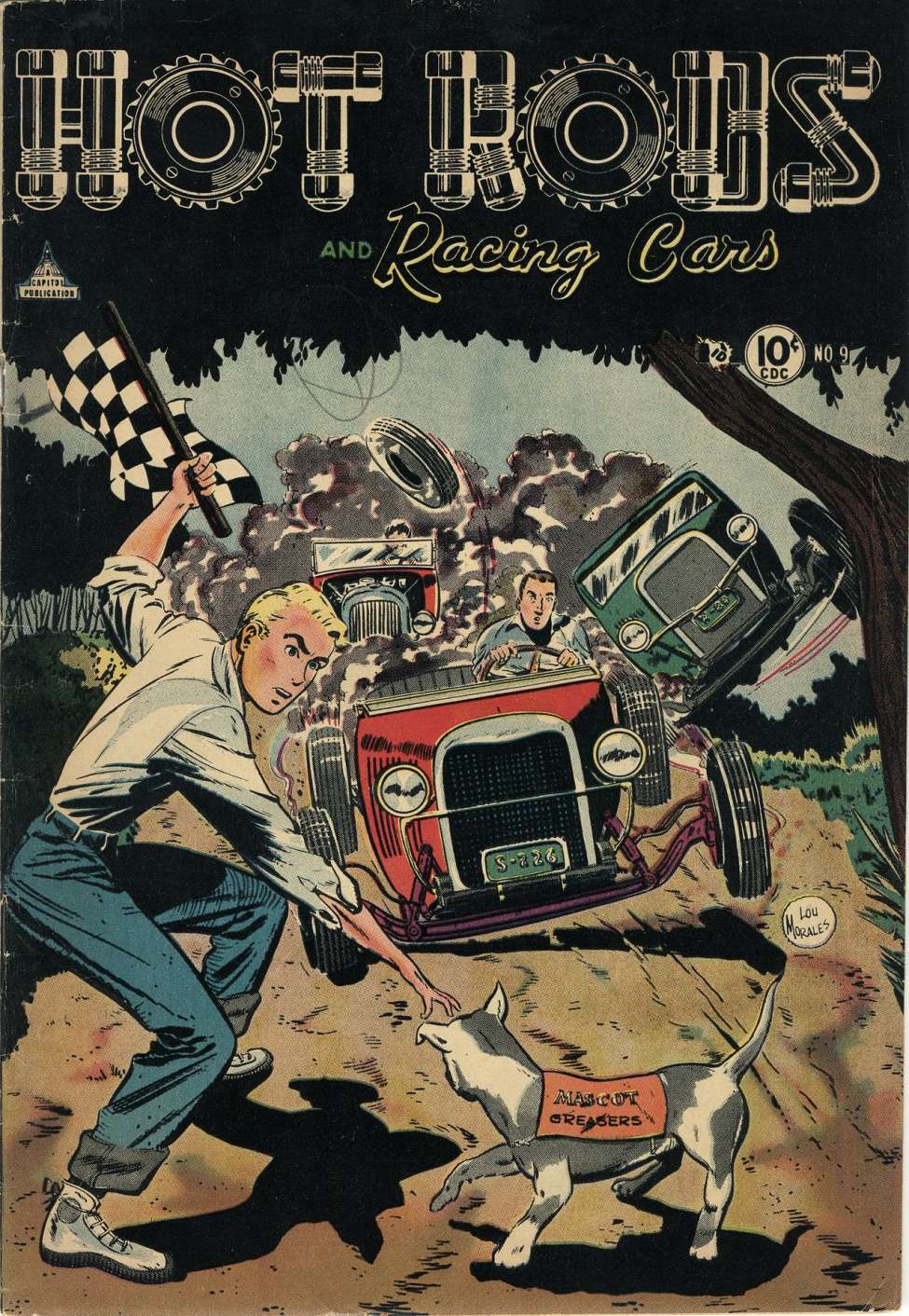 Comic Book Cover For Hot Rods and Racing Cars 9