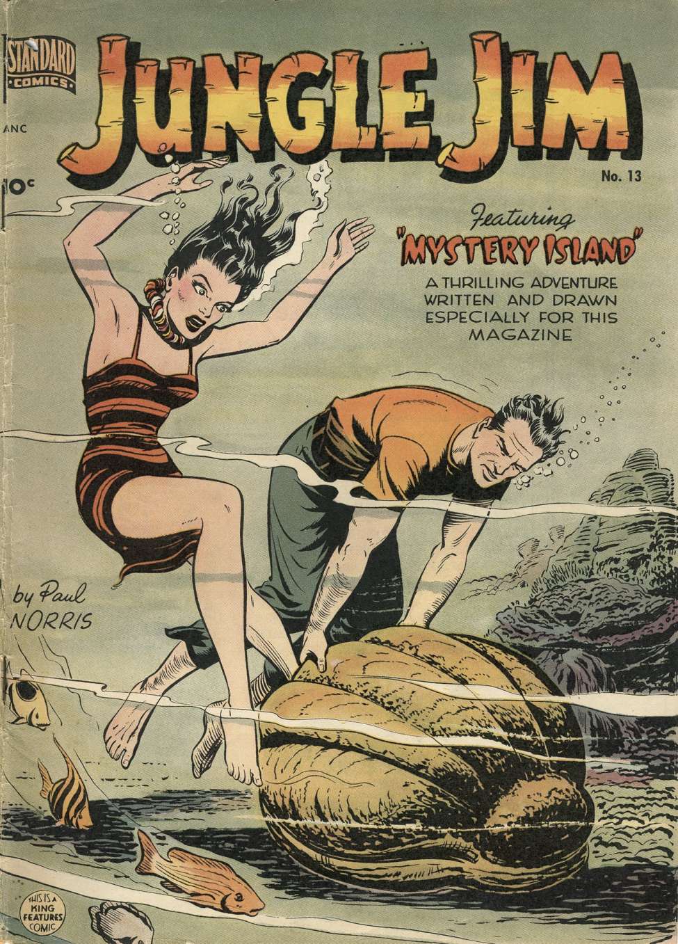 Comic Book Cover For Jungle Jim 13