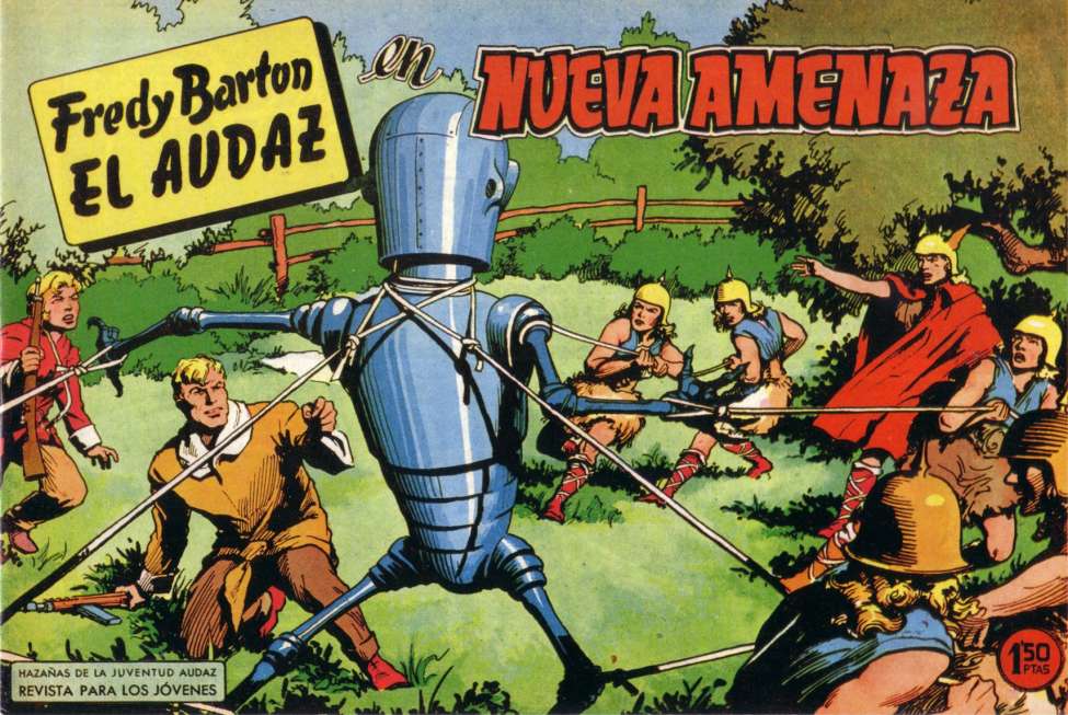 Comic Book Cover For Fredy Barton 13 - Nueva Amenaza