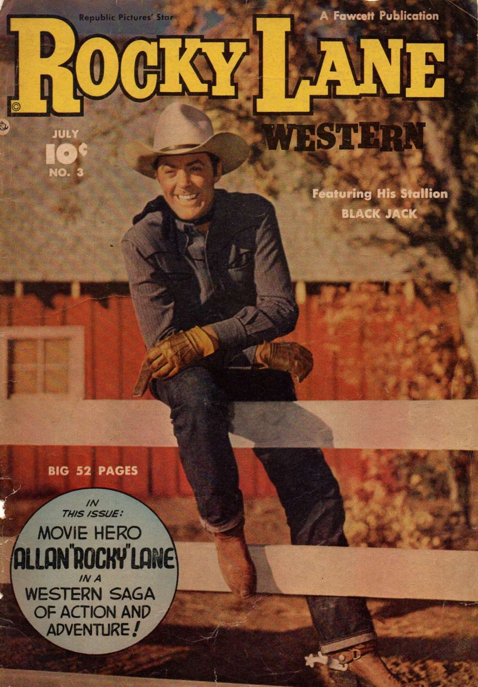 Book Cover For Rocky Lane Western 3 - Version 1