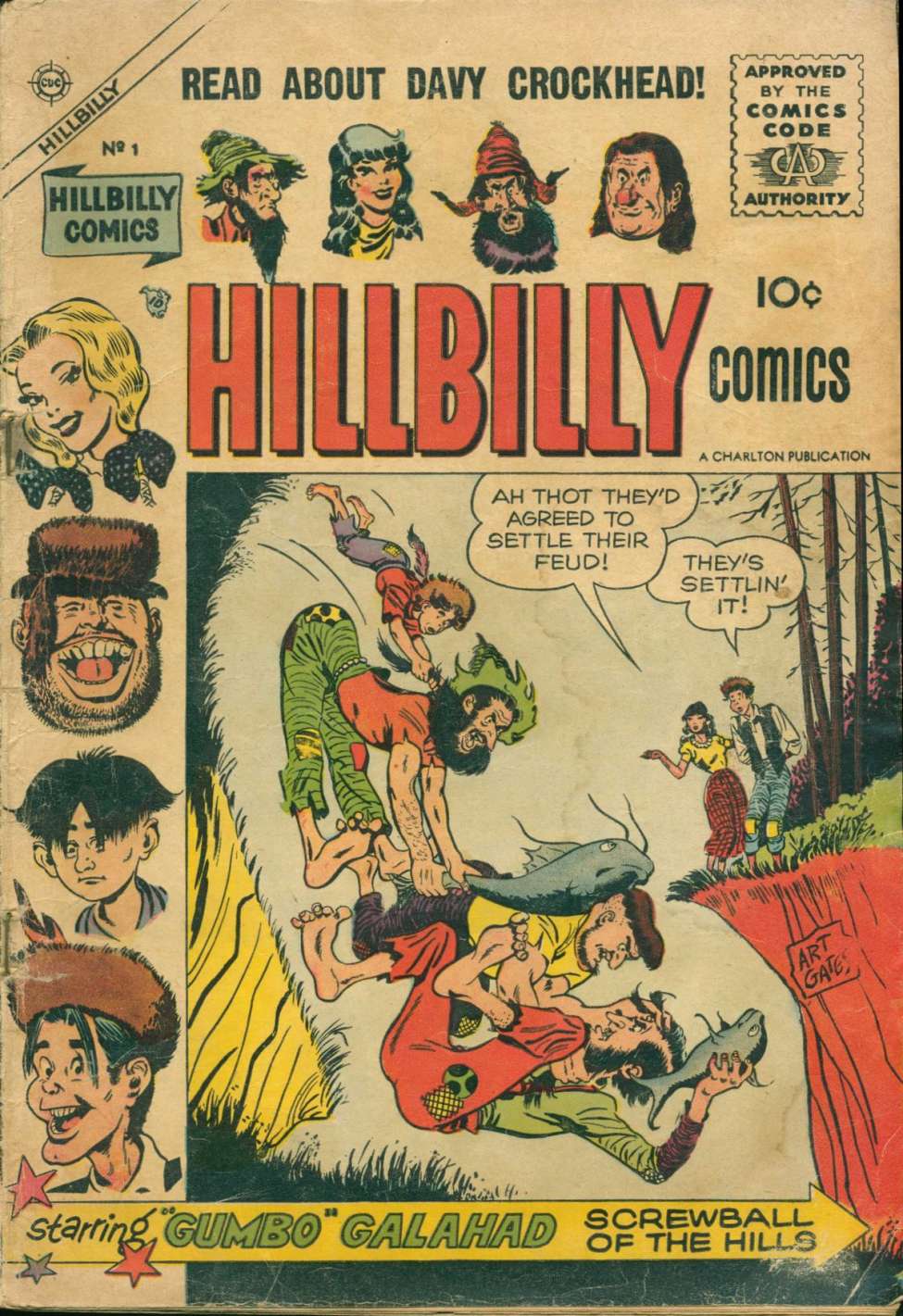 Comic Book Cover For Hillbilly Comics 1