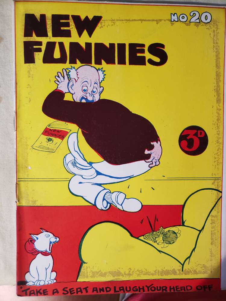 Book Cover For New Funnies 20