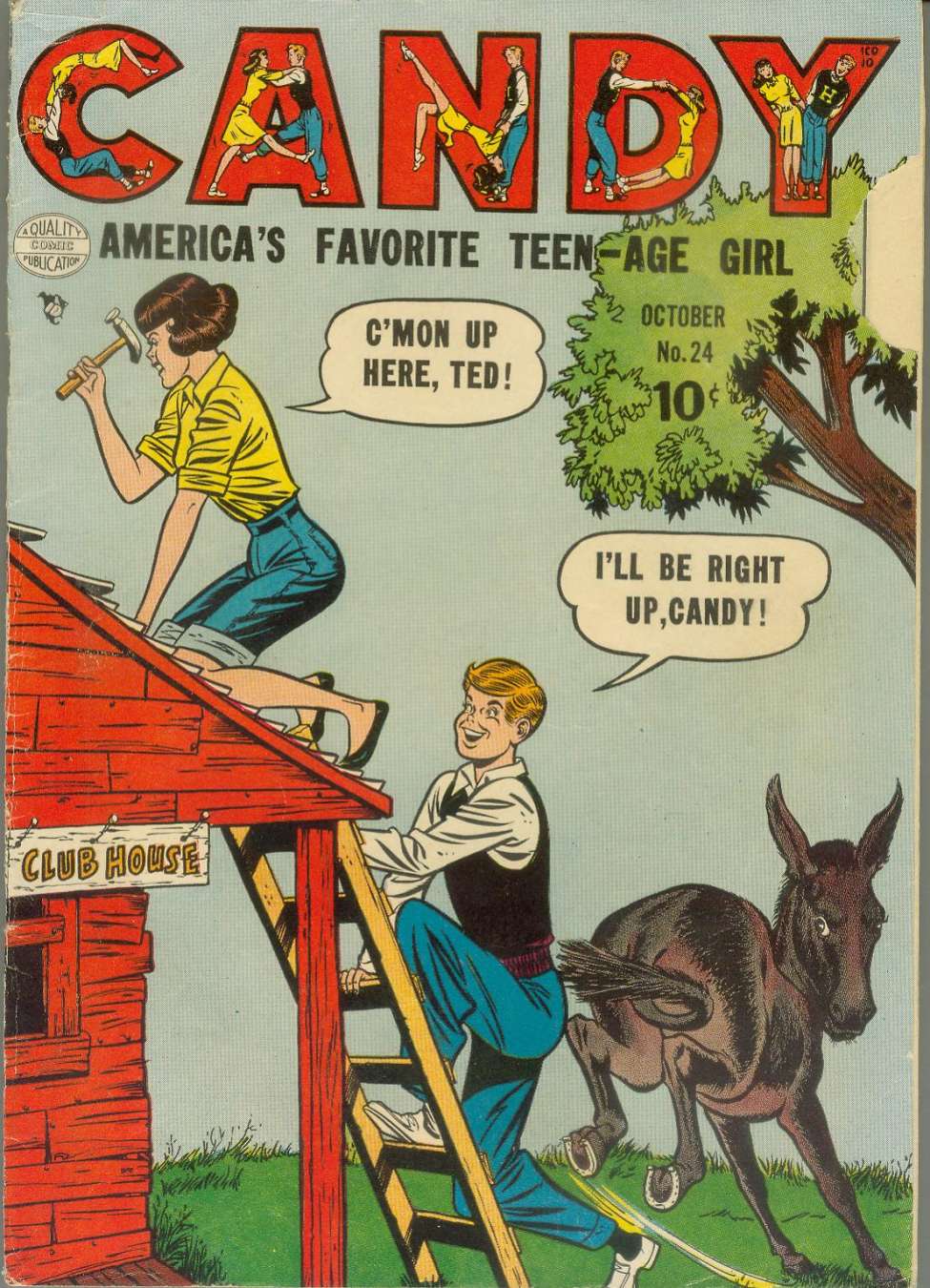 Comic Book Cover For Candy 24