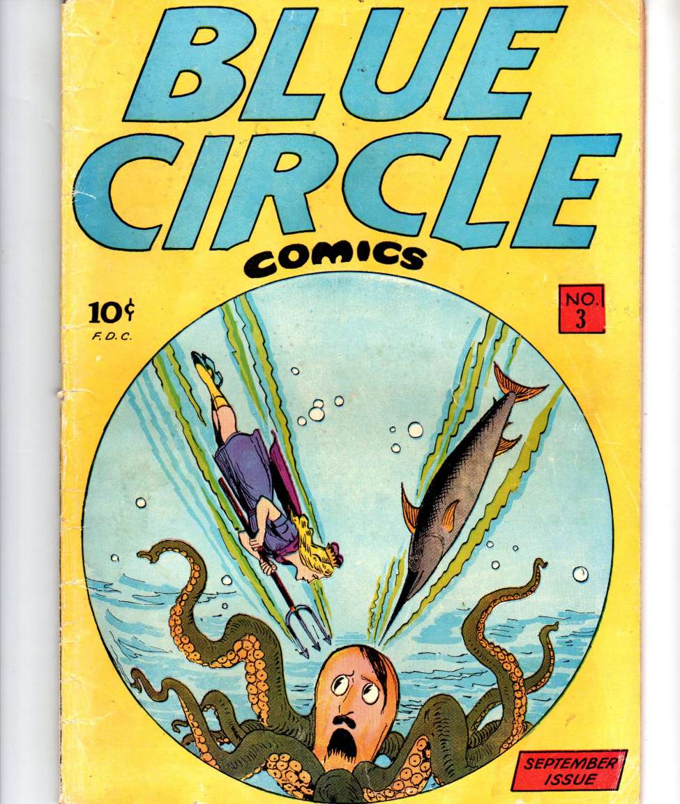 Comic Book Cover For Blue Circle Comics 3